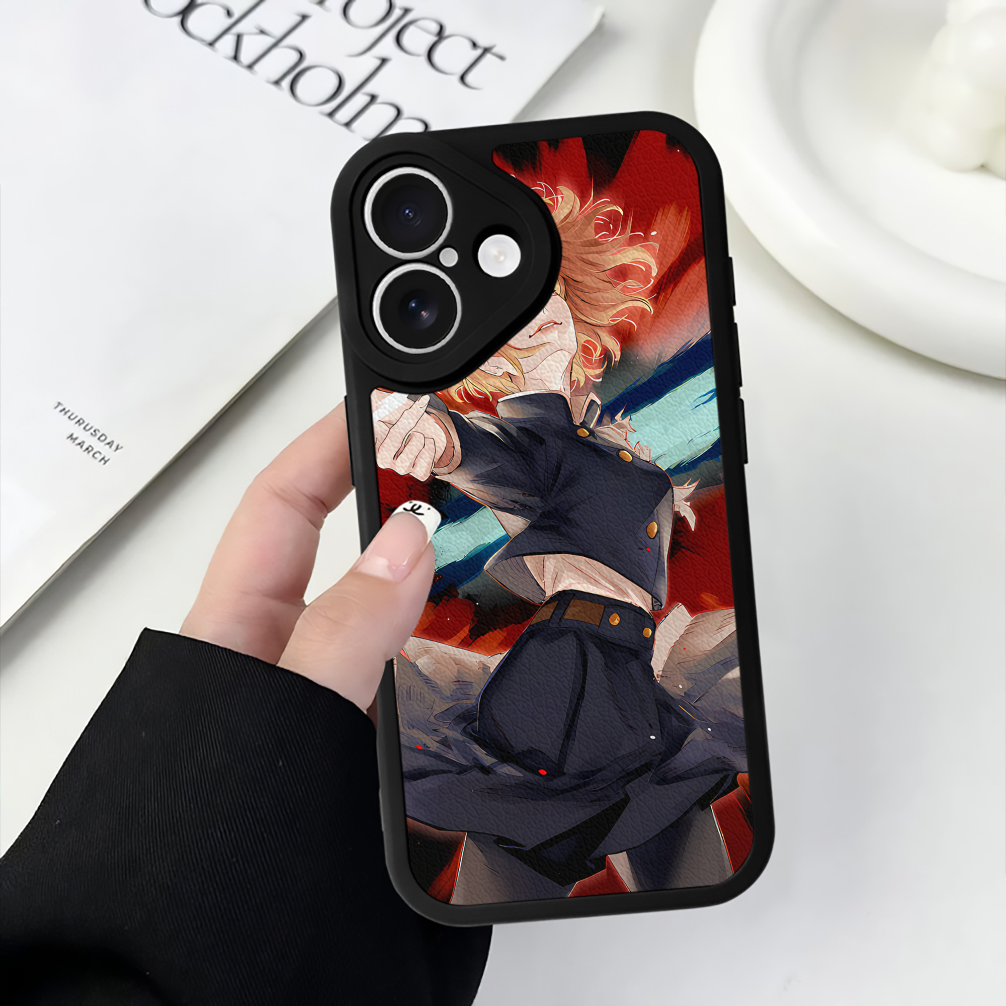 （画像用） SPY×FAMILY间谍家家酒 【iPhone 16シリーズ対応】シリコンスマホケース（レザー調） 材質：シリコン